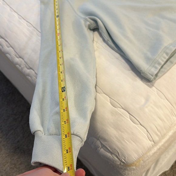 NWOT RARE Abercrombie & Fitch Soft AF Essential Crew in Blue Fog Size S - Picture 14 of 14